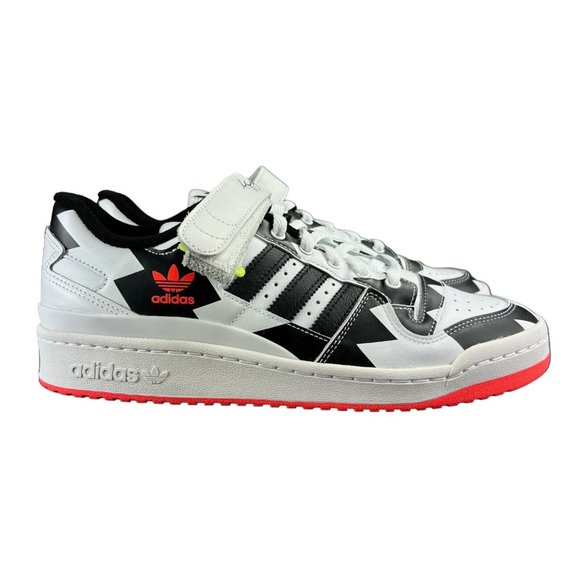 adidas Other - Adidas Forum Low Trae Young Core Black White Solar Red Shoes GX6128 Men's Sz 10